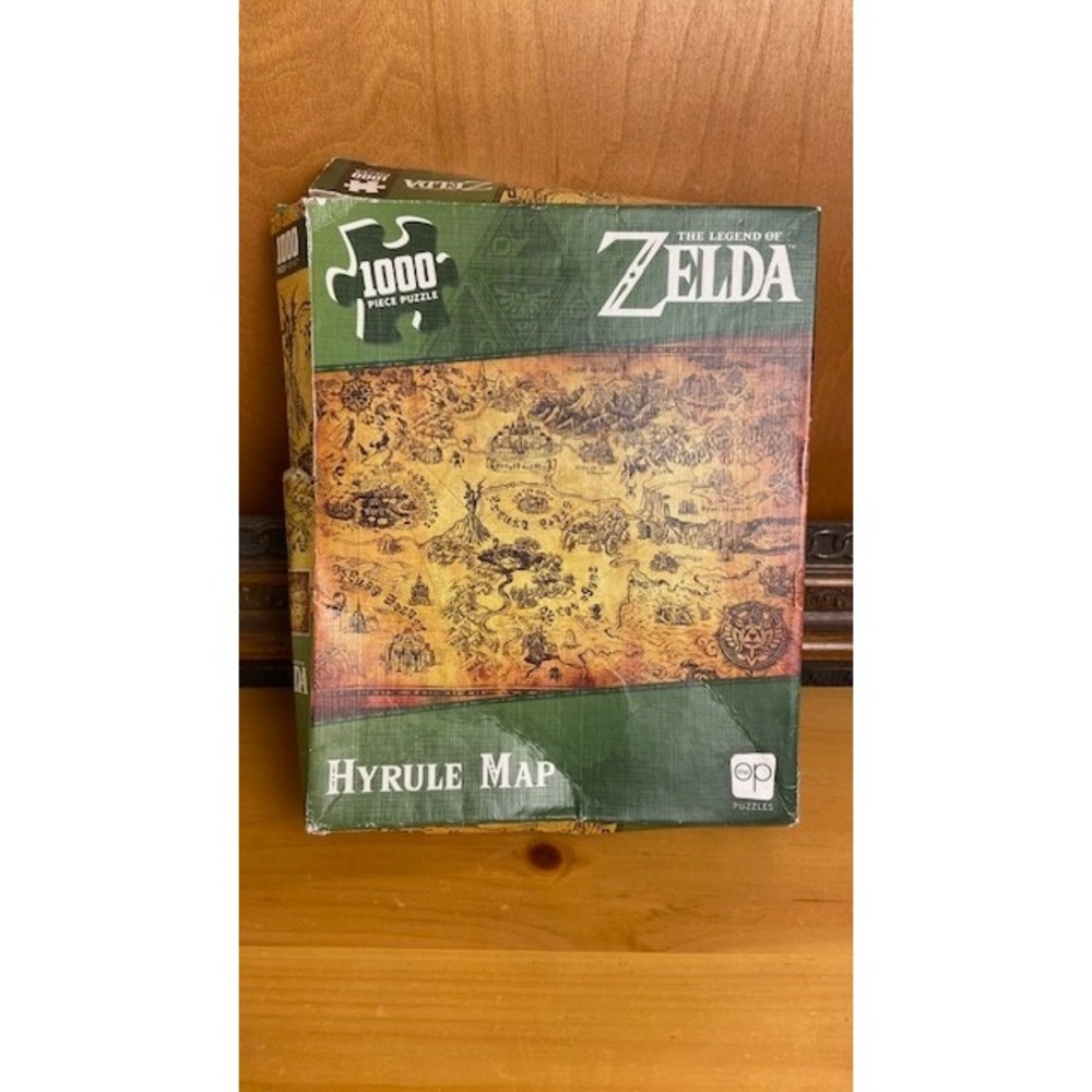 Legend of Zelda Hyrule Map 1000 Piece Jigsaw Puzzle USAopoly The OP Nintendo